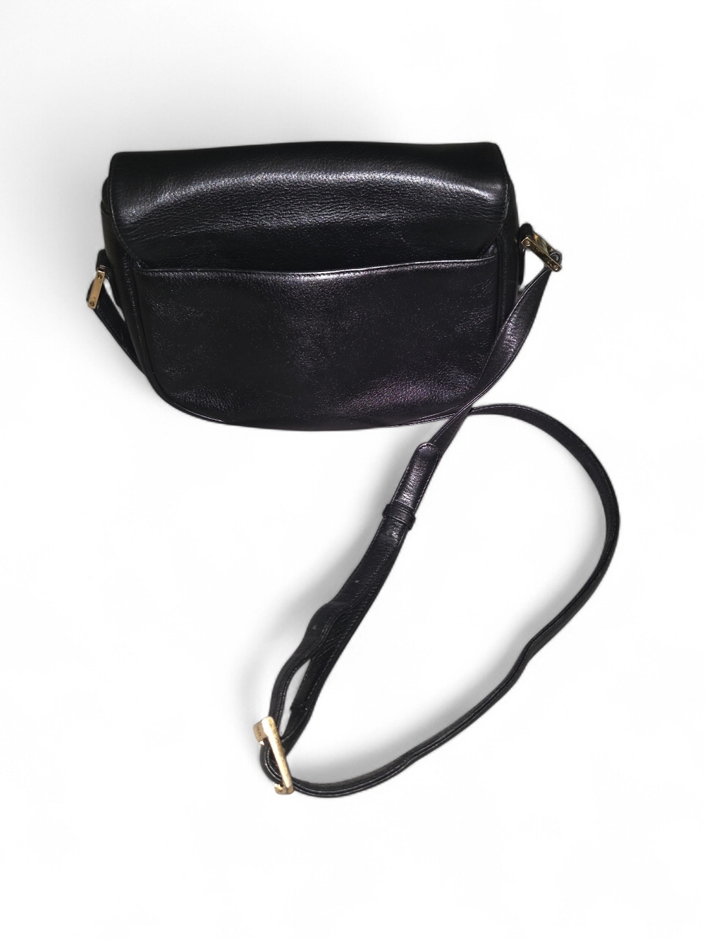MCM Black Leather Crossbody Saddle Bag - Picture 8 of 9